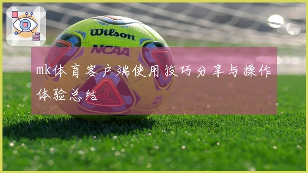 mk体育客户端使用技巧分享与操作体验总结
